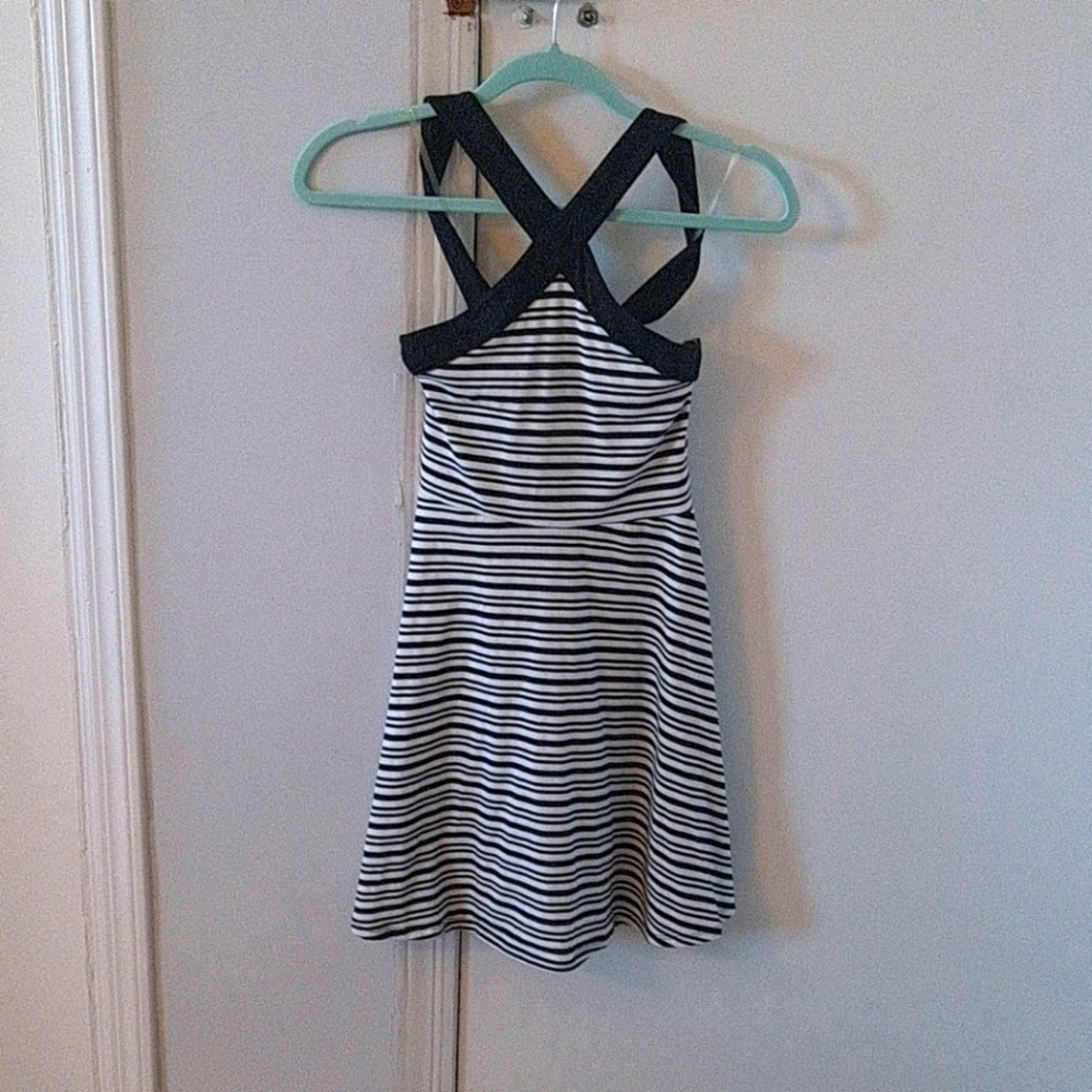 Criss Cross Halter Neck Dress